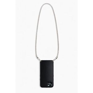 J.Crew Embellished Crystal Phone Long Wrist Strap Lanyard Silver Rhinestone, New